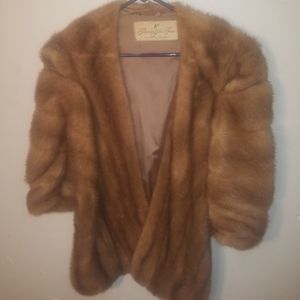 Vintage Fur Shawl